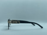 Gold Frame Square Aviator Sunglasses