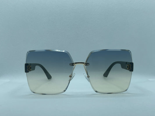 H Square Frame Sunglasses