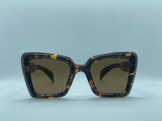 Tortoise Shell Square Sunglasses