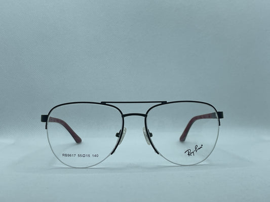 Ray-Ban Aviator Eyeglasses – Black Metal Frame