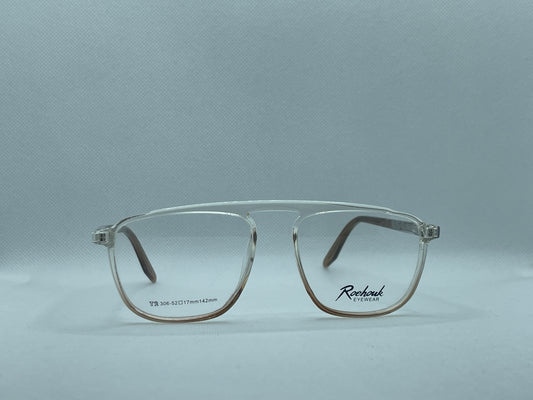 Rexhawk Clear Frame Square Eyeglasses