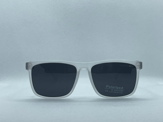 Lacoste Polarized White Frame UV400 Sunglasses