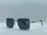 Versace Square Gold Frame UV400 Sunglasses