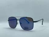 Men’s Square Aviator Sunglasses – Blue UV400 Protection