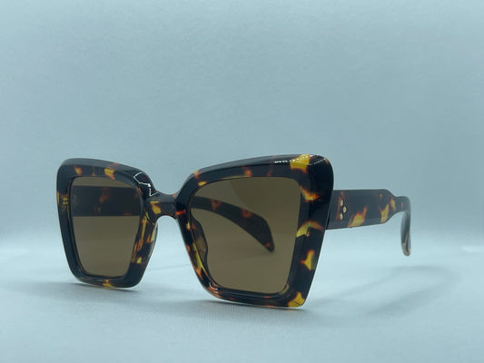 Tortoise Shell Square Sunglasses