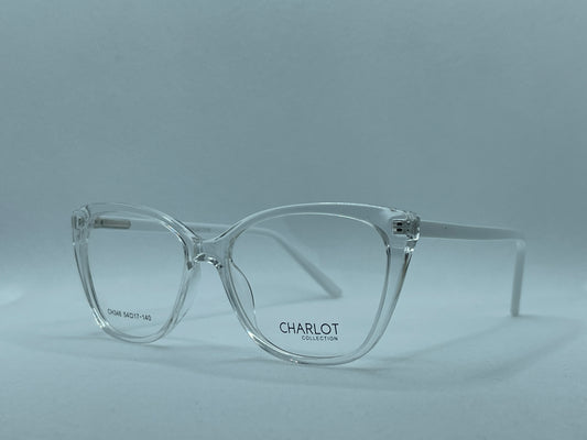 CHARLOT Transparent Cat Eye Glasses