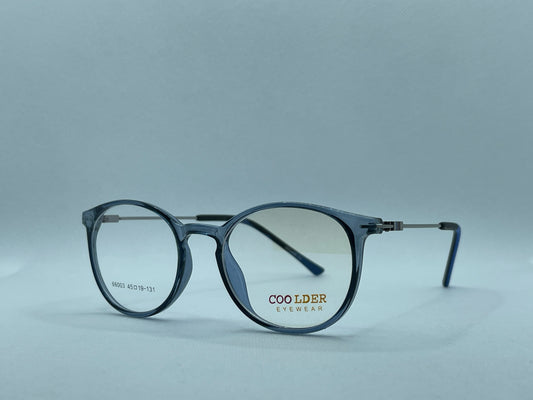 Coolder Kids Blue Round Eyeglasses