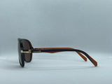 Ray-Ban Polarized Brown Aviator Sunglasses