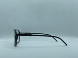 Square Black Metal Frame Eyeglasses
