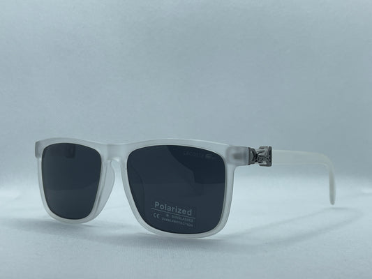 Lacoste Polarized White Frame UV400 Sunglasses