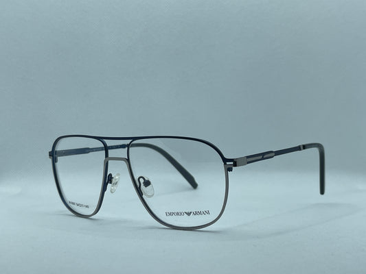 Emporio Armani Aviator Metal Eyeglass Frame